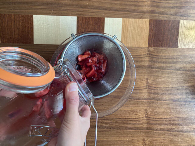 苺シロップ作り方